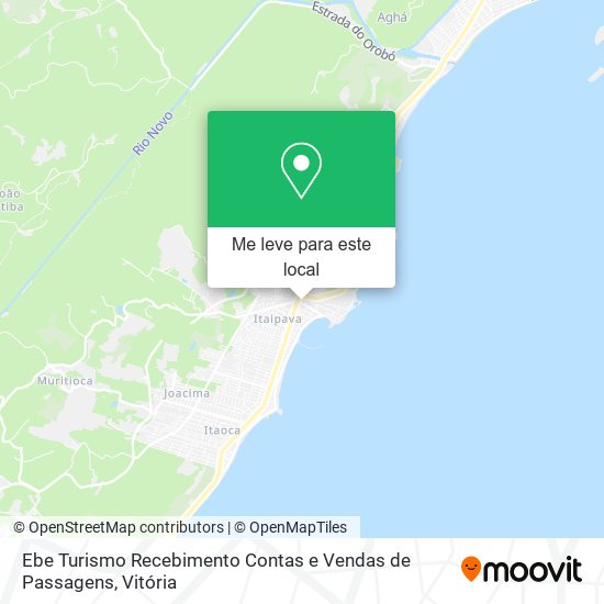 Ebe Turismo Recebimento Contas e Vendas de Passagens mapa