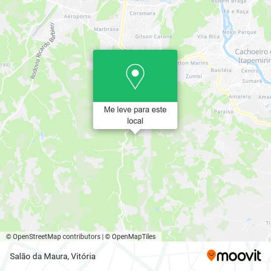 Salão da Maura mapa