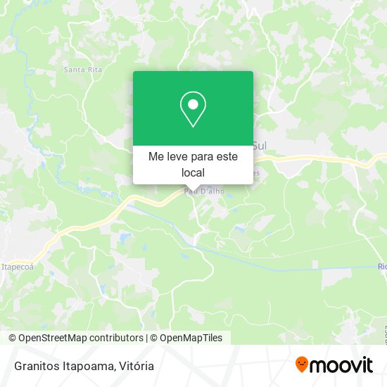 Granitos Itapoama mapa