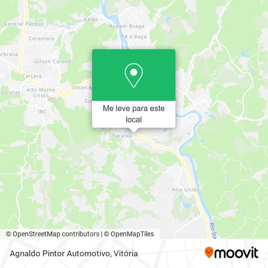 Agnaldo Pintor Automotivo mapa