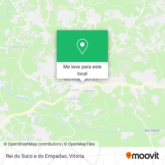 Rei do Suco e do Empadao mapa