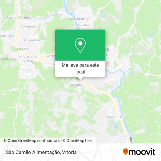 São Camilo Alimentação mapa