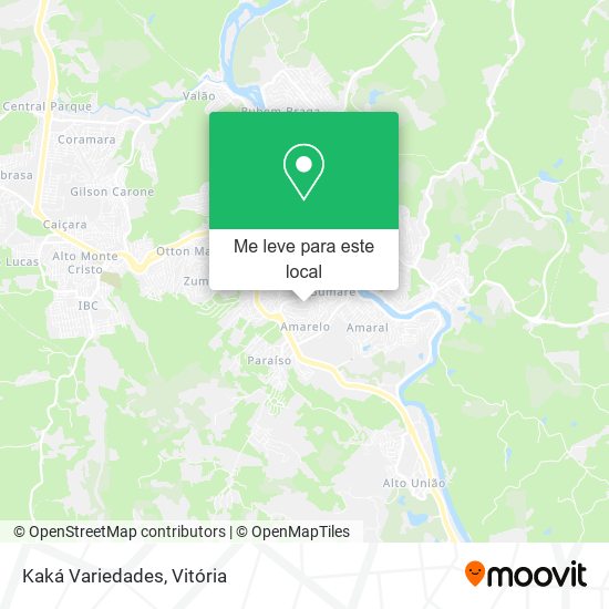 Kaká Variedades mapa