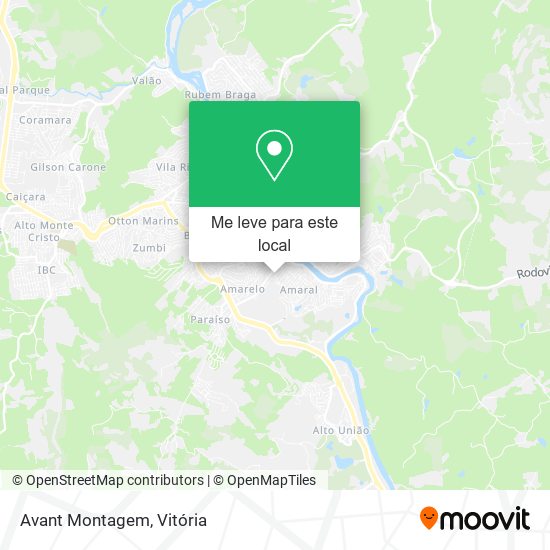 Avant Montagem mapa