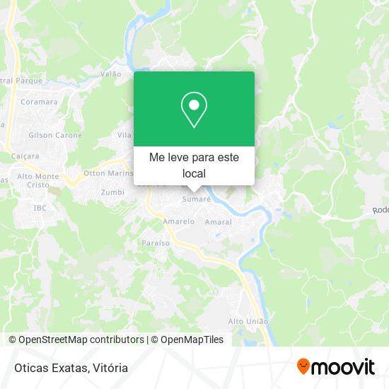 Oticas Exatas mapa