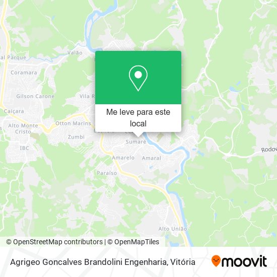 Agrigeo Goncalves Brandolini Engenharia mapa
