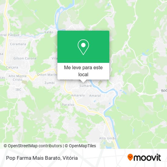 Pop Farma Mais Barato mapa
