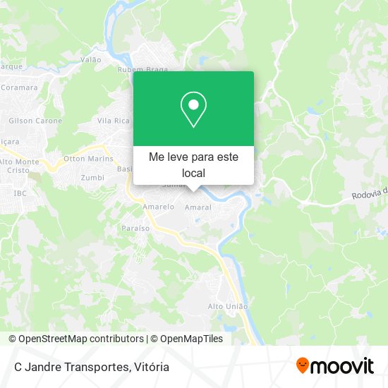 C Jandre Transportes mapa