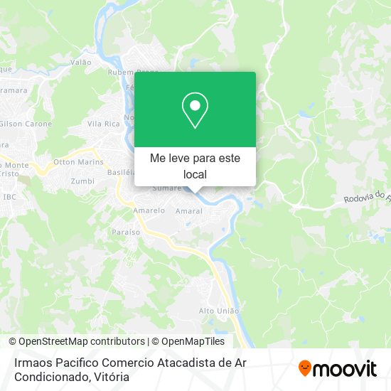 Irmaos Pacifico Comercio Atacadista de Ar Condicionado mapa