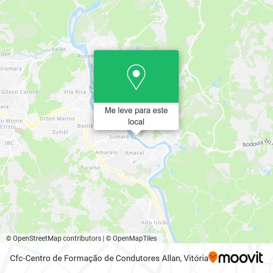 Cfc-Centro de Formação de Condutores Allan mapa