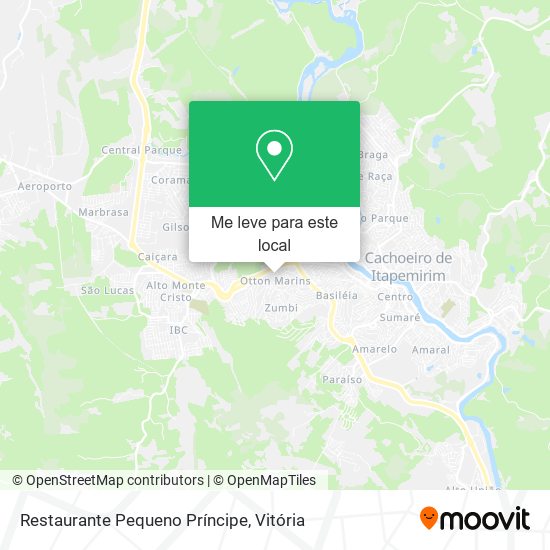 Restaurante Pequeno Príncipe mapa
