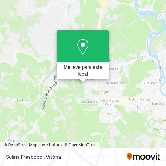 Sulina Frescobol mapa