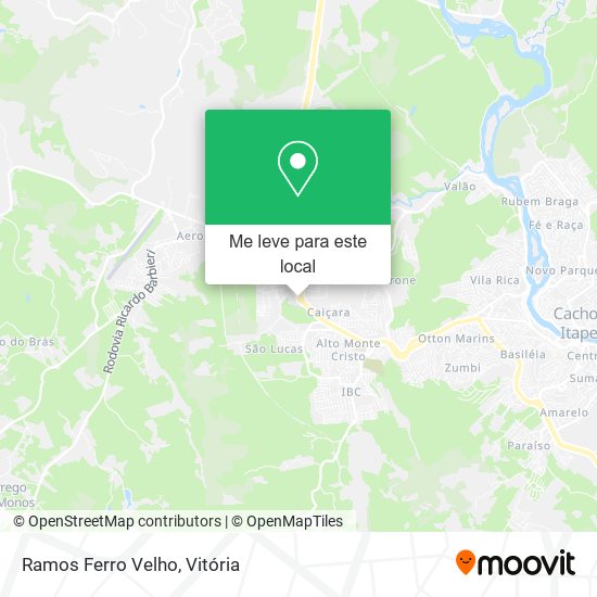 Ramos Ferro Velho mapa