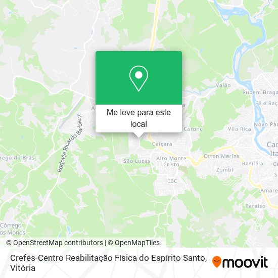 Crefes-Centro Reabilitação Física do Espírito Santo mapa