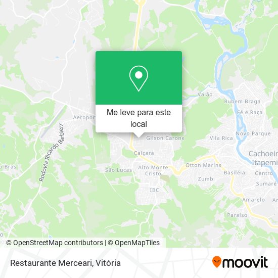 Restaurante Merceari mapa