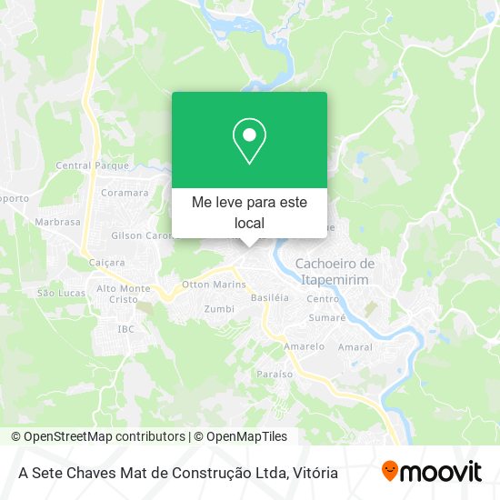 A Sete Chaves Mat de Construção Ltda mapa