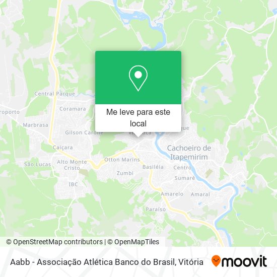 Aabb - Associação Atlética Banco do Brasil mapa