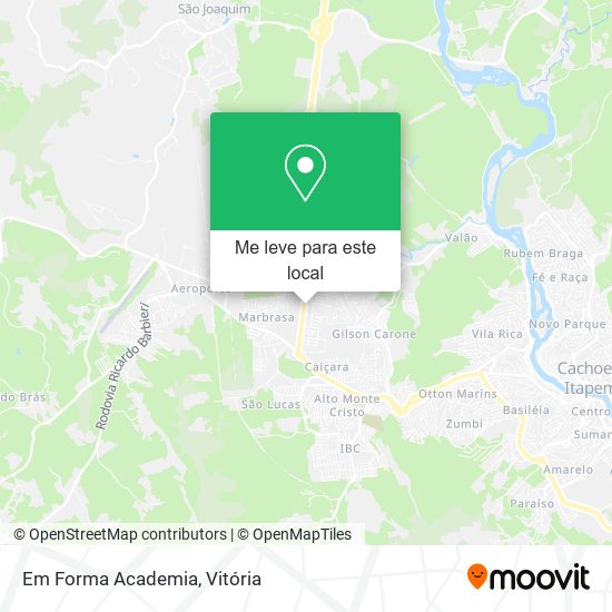 Em Forma Academia mapa