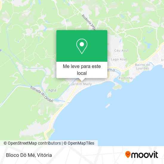 Bloco Dô Mé mapa