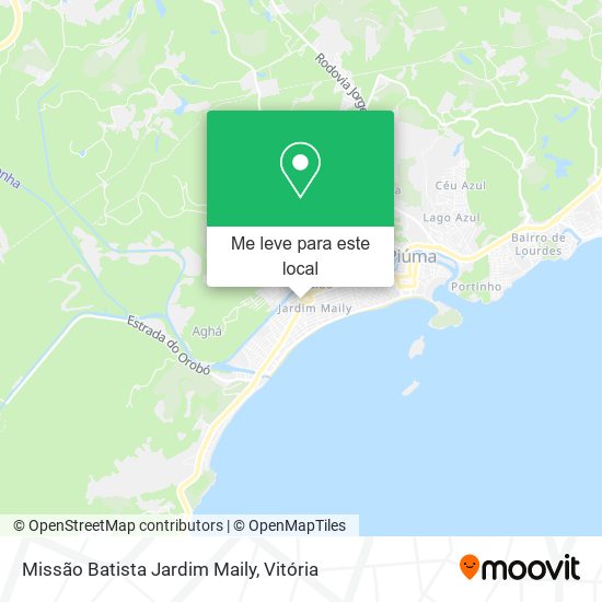 Missão Batista Jardim Maily mapa