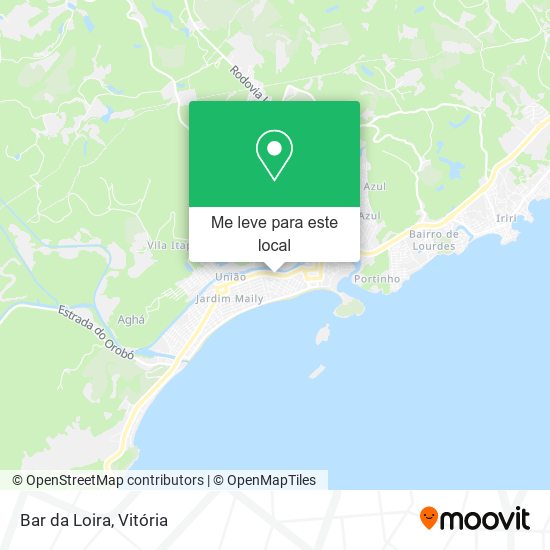 Bar da Loira mapa