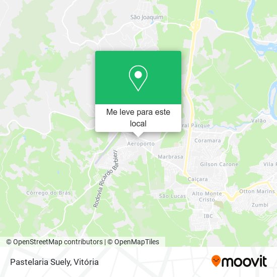 Pastelaria Suely mapa