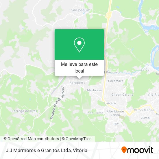 J J Mármores e Granitos Ltda mapa