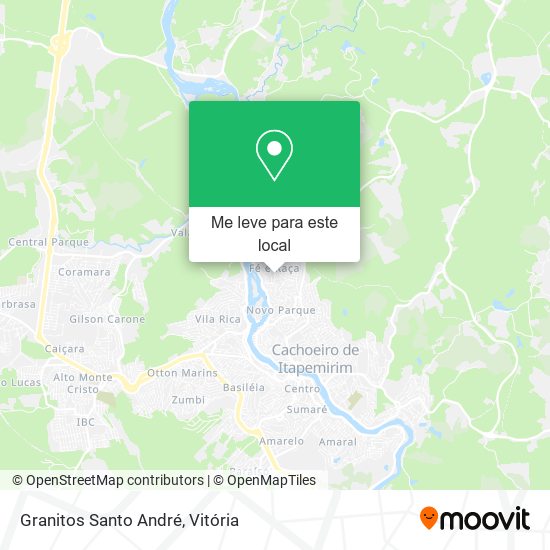 Granitos Santo André mapa