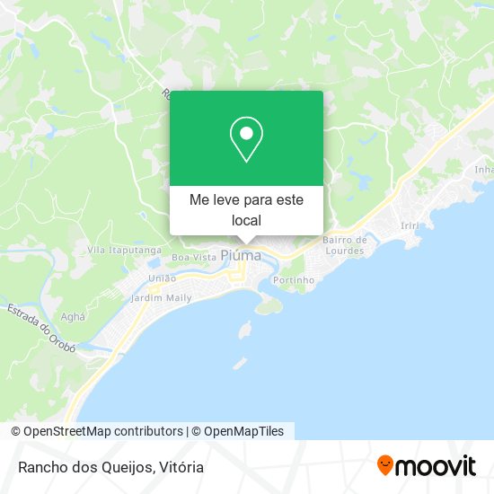 Rancho dos Queijos mapa