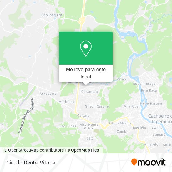 Cia. do Dente mapa