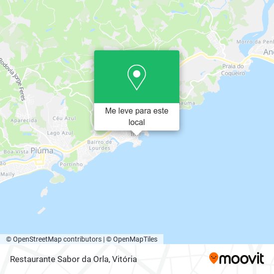 Restaurante Sabor da Orla mapa