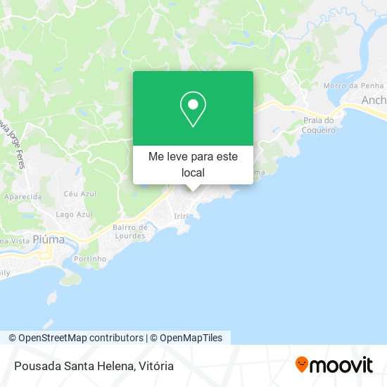 Pousada Santa Helena mapa