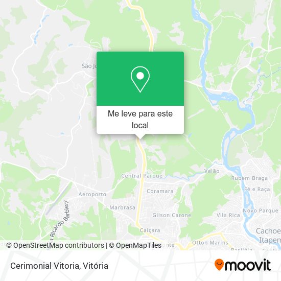 Cerimonial Vitoria mapa