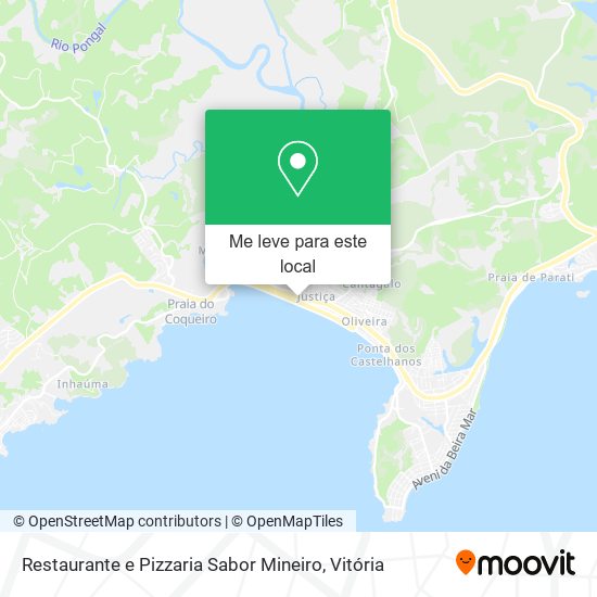 Restaurante e Pizzaria Sabor Mineiro mapa