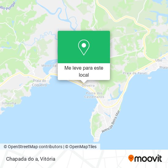 Chapada do a mapa
