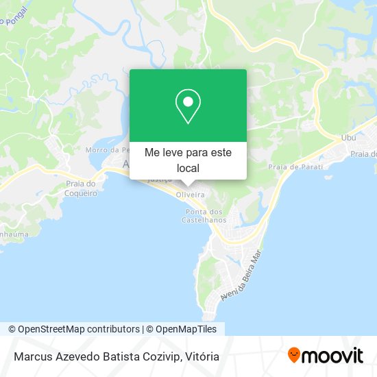 Marcus Azevedo Batista Cozivip mapa