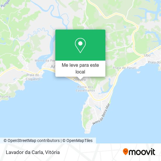 Lavador da Carla mapa