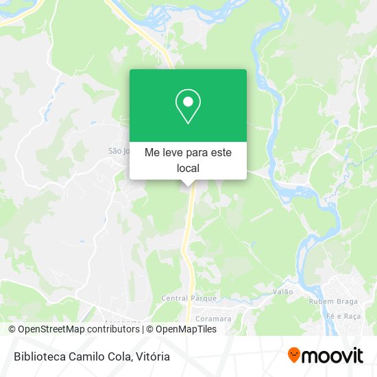 Biblioteca Camilo Cola mapa