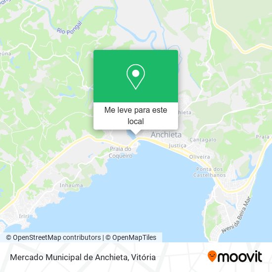 Mercado Municipal de Anchieta mapa