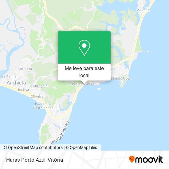 Haras Porto Azul mapa