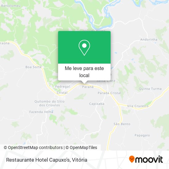 Restaurante Hotel Capuxo's mapa