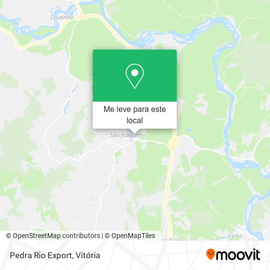 Pedra Rio Export mapa