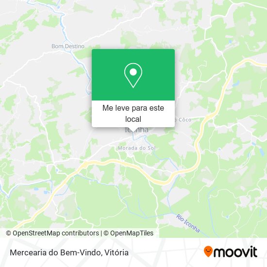 Mercearia do Bem-Vindo mapa