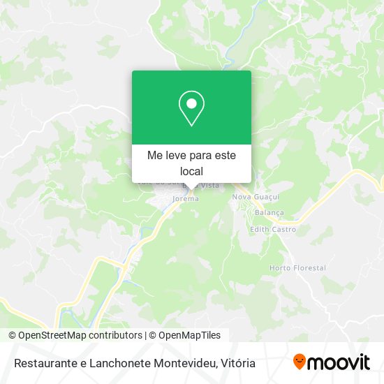 Restaurante e Lanchonete Montevideu mapa