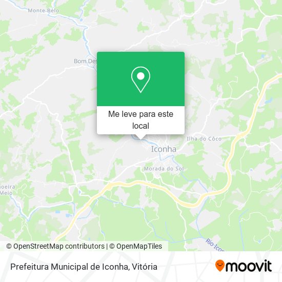 Prefeitura Municipal de Iconha mapa