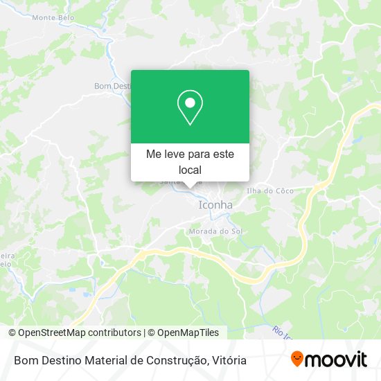 Bom Destino Material de Construção mapa