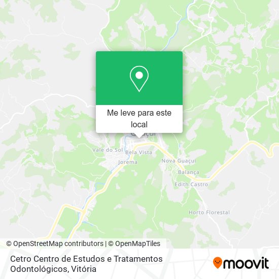 Cetro Centro de Estudos e Tratamentos Odontológicos mapa