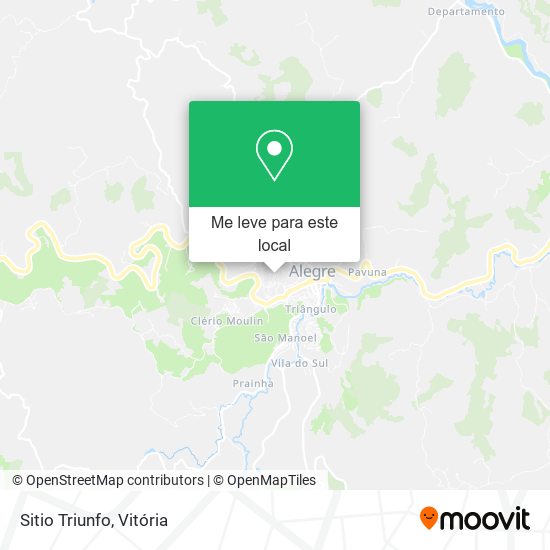 Sitio Triunfo mapa