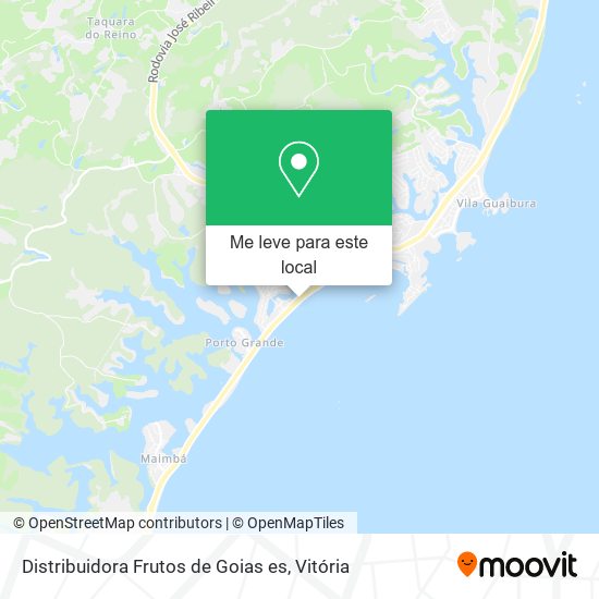 Distribuidora Frutos de Goias es mapa