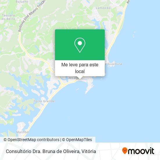 Consultório Dra. Bruna de Oliveira mapa